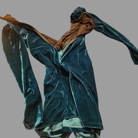 PATBO Velvet Ruched Longsleeve Cocktail Dress - Picture 7 of 7